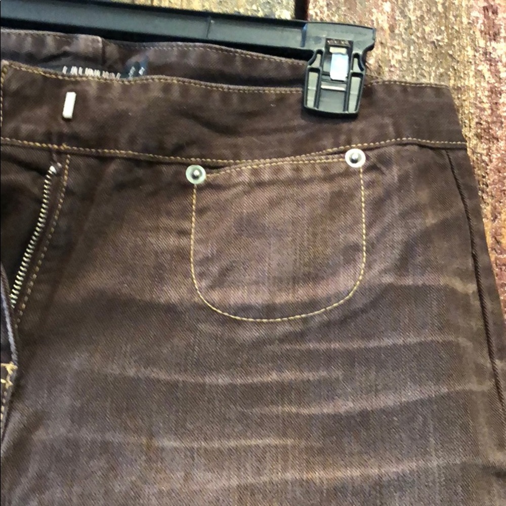 Brown denim vintage. Laundry by Shelli Segal jeans - Picture 6 of 7